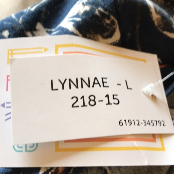 NWT LuLaRoe Long sleeve tunic top - Picture 7 of 8